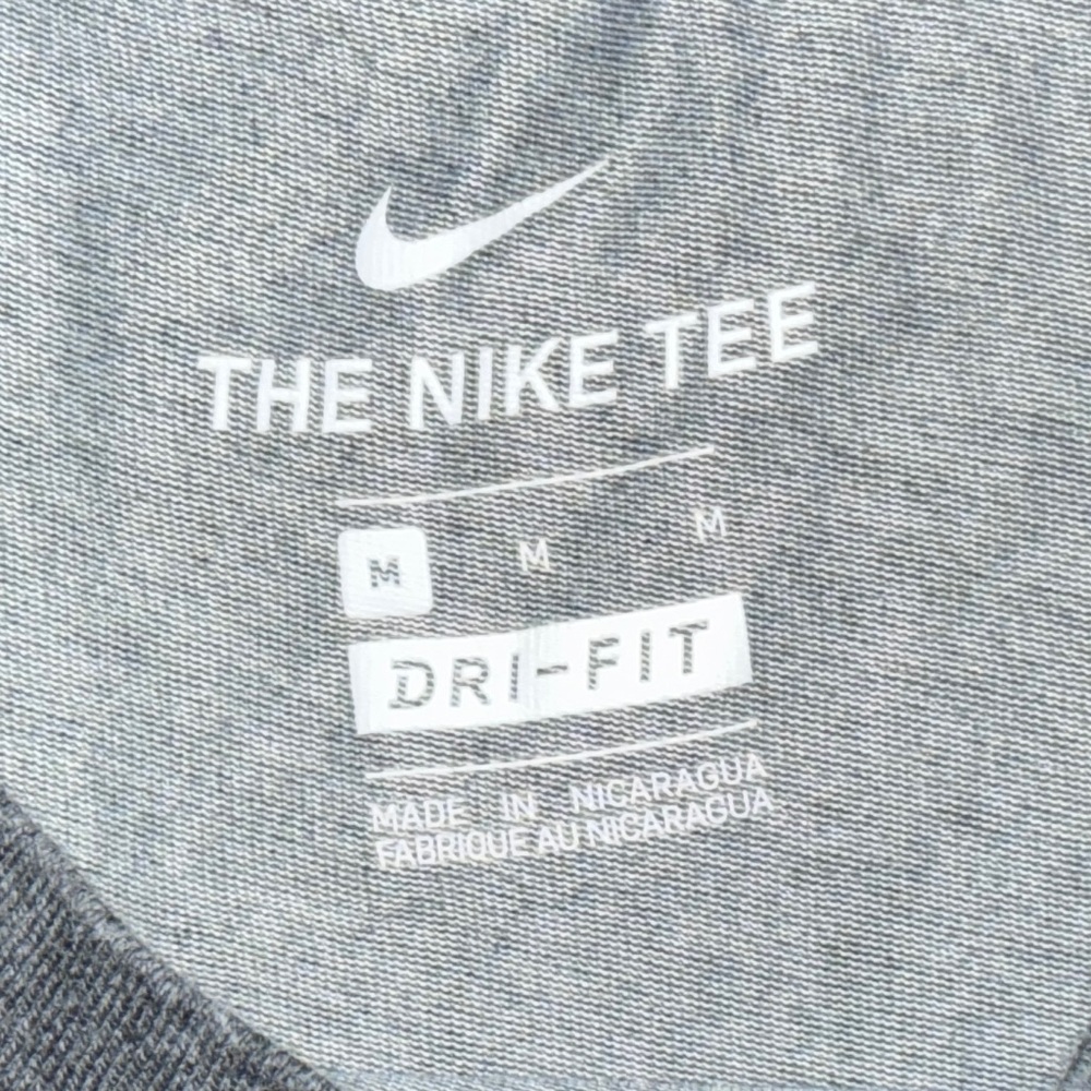 Like New Nike Men's Dri-FIT Brotherhood Football Dk Gray/Black/Orange LS Tee, M - Picture 3 of 3